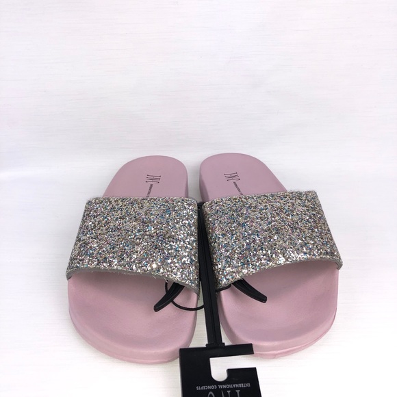 INC - Light-purple Glitter Slides - Picture 4 of 5